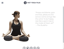 Tablet Screenshot of hotyogaplus.com